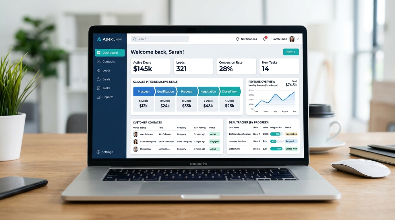 CRM & Inventory Systems Preview Mockup